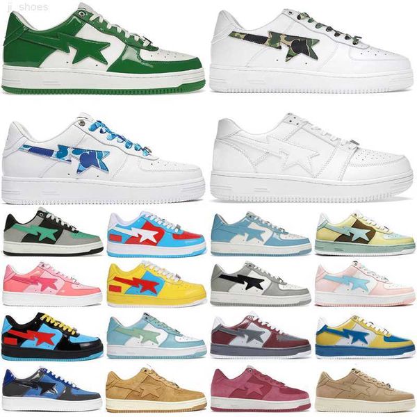 

men women casual shoes sk8 sta low black triple white green patent mens womens trainers outdoor sports sneakers luxury platform
