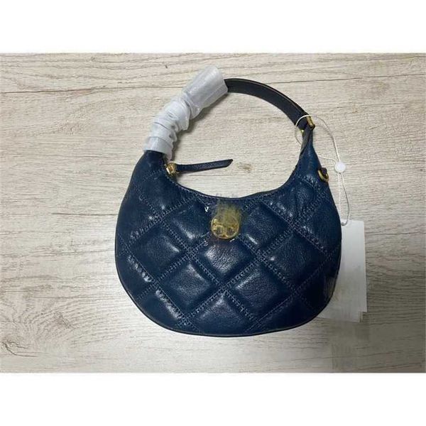 

20% off bag 2024 new launch designer handbag crescent goat skin diamond grid small fragrant wind chain crossbody wear-resistant and practica