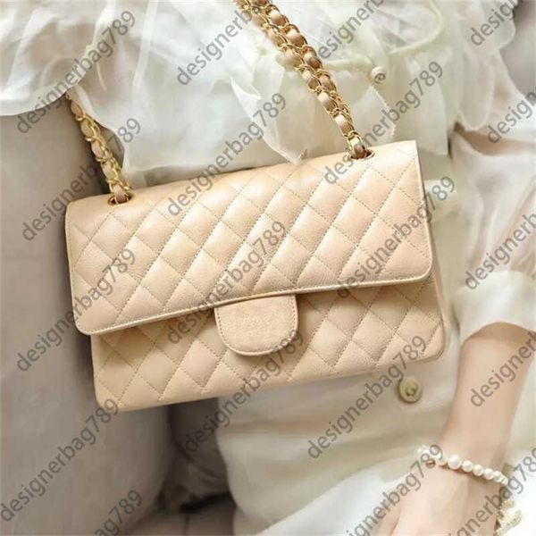

10a mirror quality tote classic caviar flap bag designer women cross body bags luxuries designers shoulder handbag 25.5cm with box rhombus c