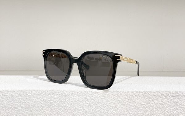 

2023 new mi u sunglasses round sunglasses full circle anti strong light luxury sun protection sunglasses, White;black