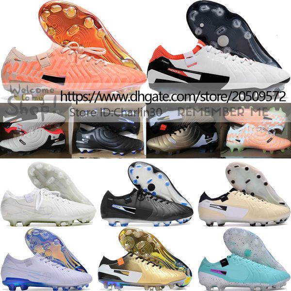 

send with bag quality football boots legend 10 elite fg acc lithe soccer cleats orange white black gold blue soft leather comfortable traini