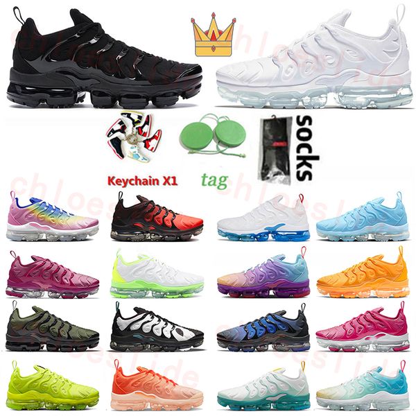 

men women tn plus running shoes size 13 sneakers triple black triple white black gradients university blue white university blue orange grad