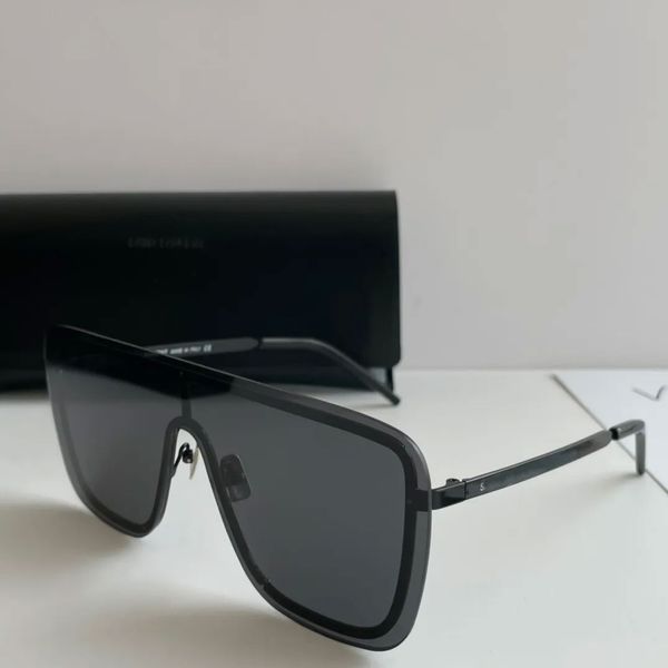 

sunglasses female ins with logo y sl 364 slim fashion square senior sunglasses men, White;black