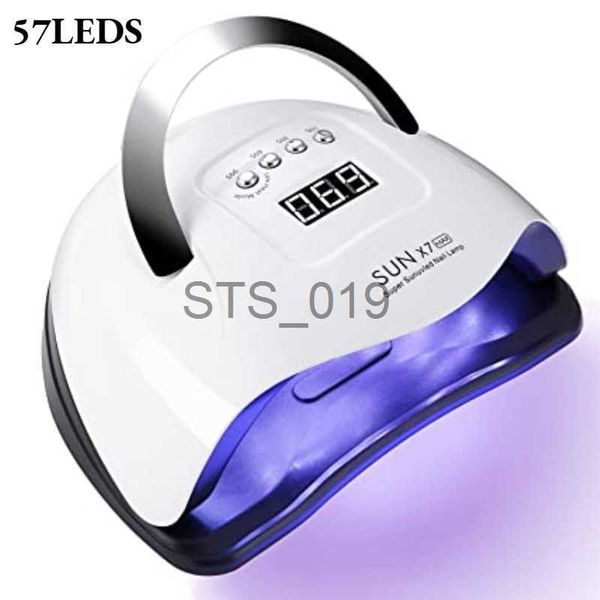

nail dryers x7 max uv led lamp for nails smart gel polish drying light with timer automatic sensing 57leds professional nail dryer x0828