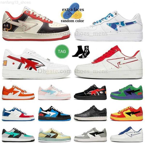 

shark white new casual shoes sk8 college dropout abc camo white green platform shoes paste pink camo combo blue iron mens womens sneaker sta, Black