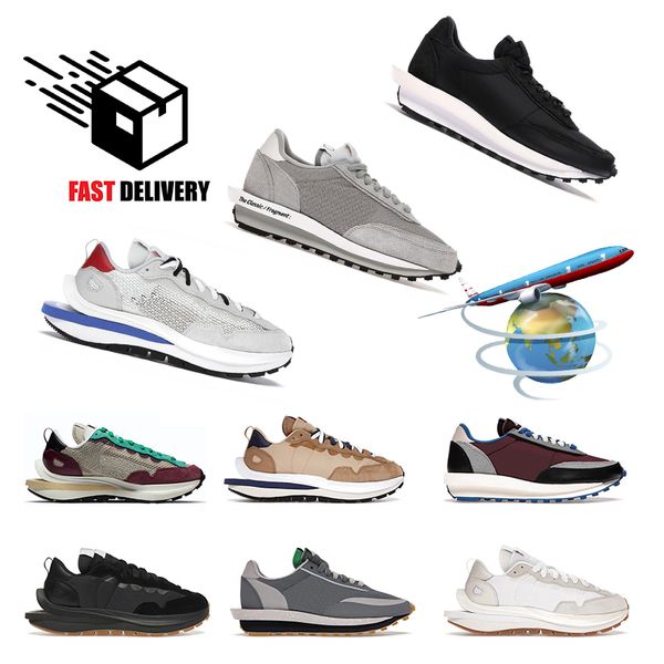 

waffle vaporwaffle shoes men women black white nylon royal fuchsia sail gum obsidian cool grey net orange men trainers sports sneakers tenni