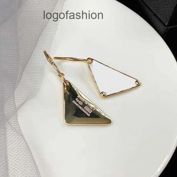 

earrings designer for women stud 2022 new triangle earrings for women luxury fashion ear studs jewelry gifts, Golden;silver