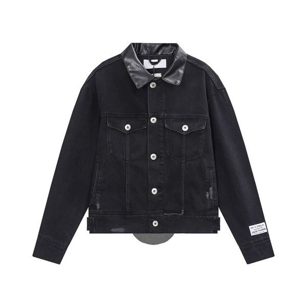 

men's plus size outerwear & coats letter printing popular leather jacket hip-hop fashion jacket high street, Black;brown