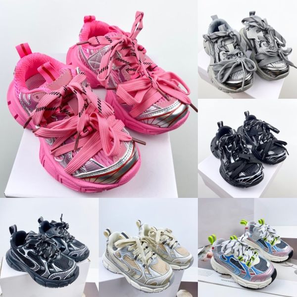 

toddler sneakers 3xl kids designer shoes paris boys girls low youth shoe toddlers casual shoe sports star trainers, Black