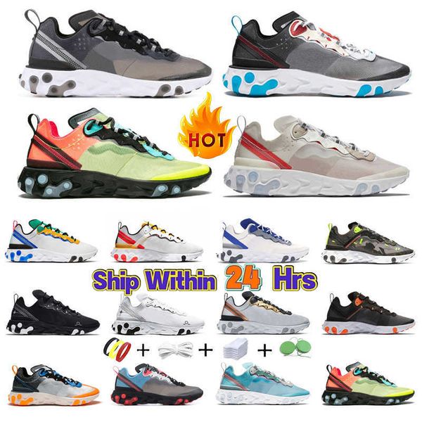 

react element 87 55 running shoes react wr ispa men women ghost aqua wolf grey platinum volt summit white mens trainer sports sneakers 36-45