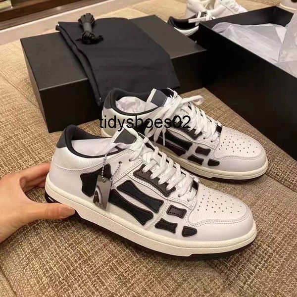 

23s designer casual shoes imiri skel low leather sneaker men women light bone shoe white lilac lime blue pink orange pupple black trainers f
