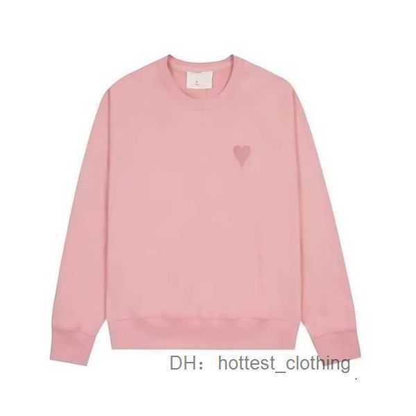 

hoodie male and female amis paris hooded highs quality sweater red love spring round neck jumper couple sweatshirts 4 qezl, Black