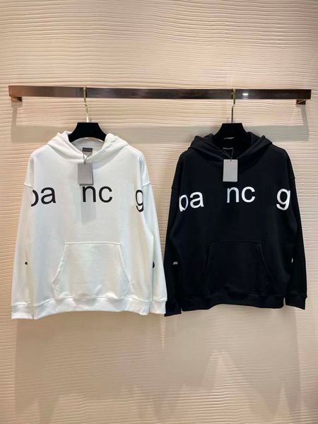 

designer hoodies hoodies for men and women fashionable loose street wear sweatshirt clothing essen hoodie enthusiast high street sportswear, Black