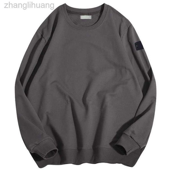 

2023 casual pullover sweatshirt fashion trend design men and women wear sports pure cotton sweatshirt casual classic long-sleeved street sto, Black