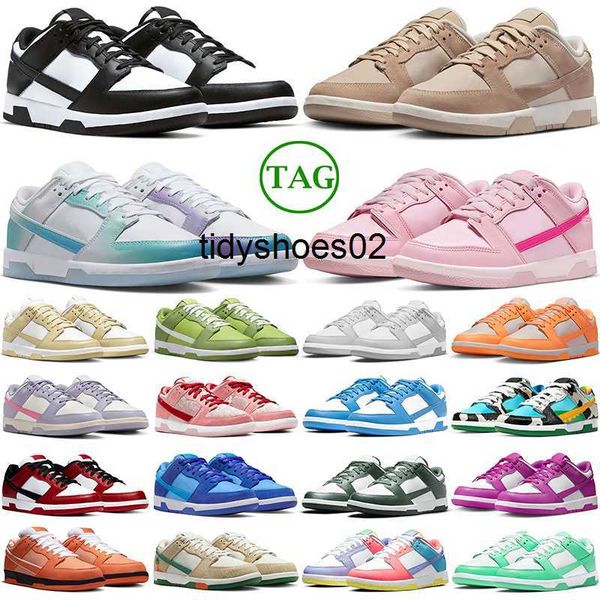 

2023 men women casual shoes lows sneakers panda white black grey fog unc triple pink sanddrift unlock your space team gold rose whisper mens