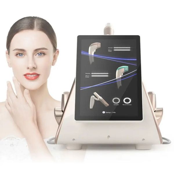 

factory price ultrasound with 10 cartridge micro pulse anti wrinkle face skin tighten machine