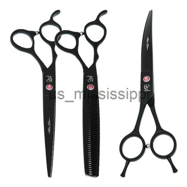 

scissors shears meisha 70" left hand professional pet dog cat grooming scissors sharp edge animals hair cutting thinning curved shears