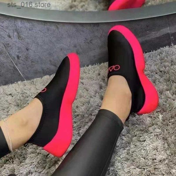 

dress shoes women's sports shoes platform casual sneaker orange character simple round toe running slip-on sneakers tennis female summe, Black