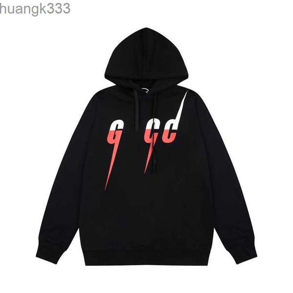 

sweater mens hoodies sweatshirts designer hoodies men sweaters pure cotton round neck hooded fashion letter printing men's couple cloth, Black