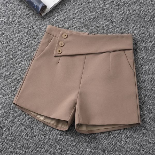 

skirts gumanying 2023 women summer high waist aline shorts casual suit short solid color pants ladies 230828, Black