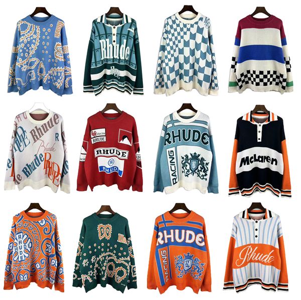 

designer knit cardigans womens sweater mens sweatshirts fashion knited autumn and winter clothing embroidery couple cardigan sweaters, White;black
