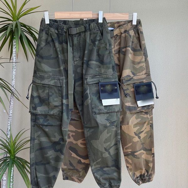 

2023 men's cargo pants stones camouflage trousers hip hop print multi pocket overalls hip hop punk rock wide leg pants oversized street, Black
