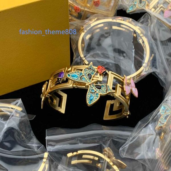 

fashion stereoscopic butterfly ladybug women's bracelet necklace brooch stud earring hairpin sets brass designer jewelry, Black