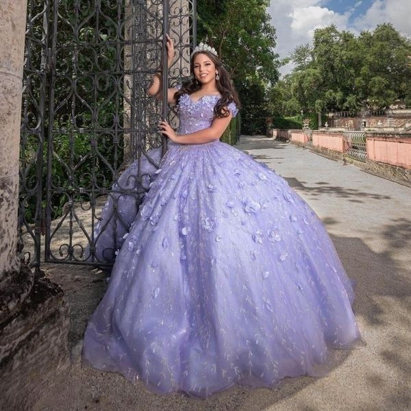 

mexican lavender vestido de 15 anos charro quinceanera dresses lace applqiued beads corset sweet 16 dress abiti da cerimonia, Blue;red