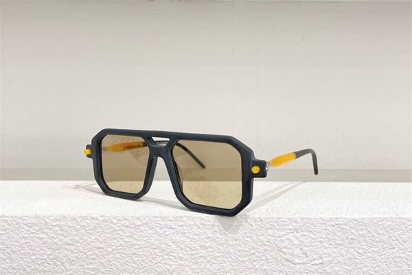 

designer kuboraum sunglasses uv400 year new p8 large frame flat lenses glasses with logo and box, White;black
