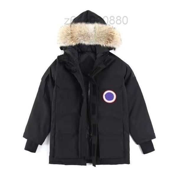 

designer mens canadian goose puffer down womens jacket parkas winter thick warm coats windproof embroidery letters streetwear oversized jack, Black
