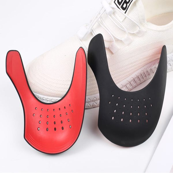 

shoe parts accessories double-layer shoe care sneaker anti crease toe caps protector stretcher expander shaper support pad accessories shoes, White;pink