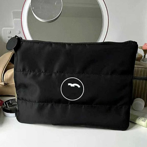 

fashion women's luxury makeup storage bags women brand ch cosmetic bag space cotton travel handbag pouch ladies purses organizador toil