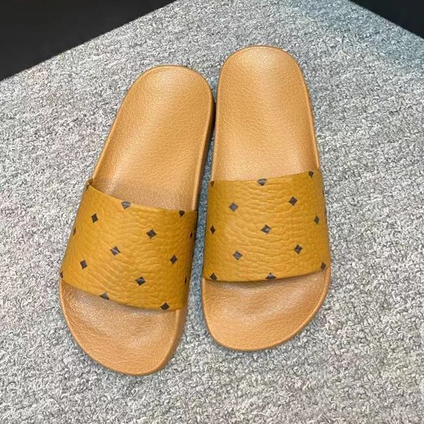 

luxury shoe designer man sandal womens slipper printed visetos leather textured rubber thick sole slide summer beach fashion outdoor shoe in, Black