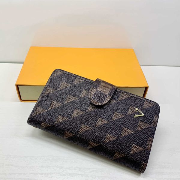 

fashion floral plaid designer purse high-quality letter coin wallet luxury men women long clutch purse credit card holder, Red;black