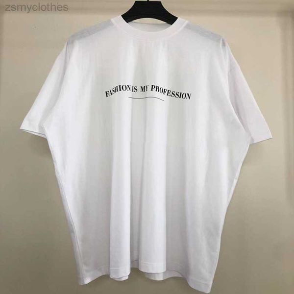 

men's t-shirts fashion is my profession vetements vintage t shirt men white vetements women oversise t-shirt vtm short sleeve, White;black