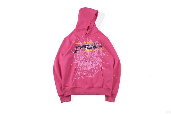 

designer mens hoodie sp5der sweatshirt man pullover young thug luxury womens spiderkxww2ser, Black