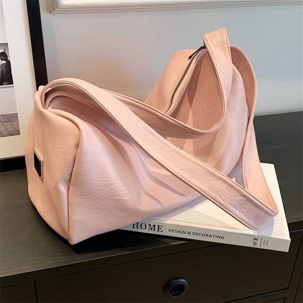 

evening bags leisure large capacity bag women's autumn/winter versatile high end simple shoulder handbag tote 230828