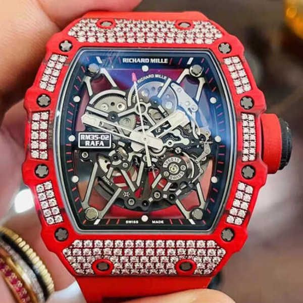 

richardmille tourbillon wristwatch rm diamond tactical wrist watches mechanical watches rm3502 rough diamond rm3502 rough diamond yiftww yin