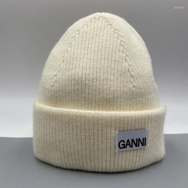 

designer new womens mens berets gannis three fold male female couples fashion brand knitted hat womens mens thickened warm beanie winterp33, Blue;gray