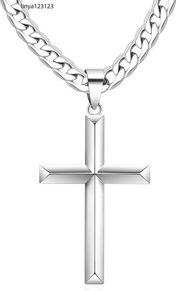

cameido 925 sterling silver cross necklace mensa ndw omensst ainlessst eeldi amondcu tdu rablecu banch ainpo lishedbe veledcr ossch ainpe nd