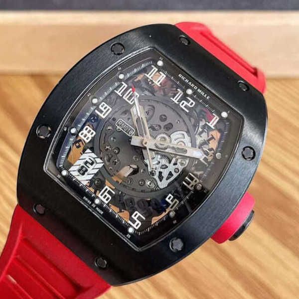 

richardmille tourbillon wristwatch rm diamond tactical wrist watches mechanical watches rm010 black titanium limited edition fashion leisure