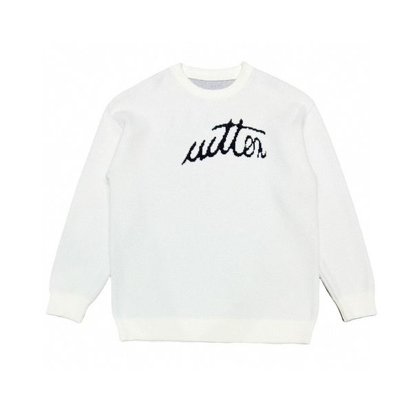 

men's plus size hoodies & sweatshirts letter knitted sweater in autumn / winter 2022acquard knitting machine e custom jnlarged detail c, Black;brown