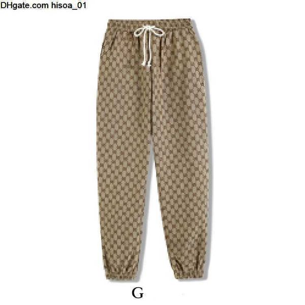 

western clothing g designer women pants trousers blazers mix style autumn luxury slim fit casual grid geometry patchwork print male fashion, Black;white