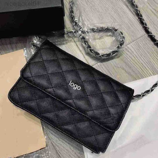 

designer channel women bag caviar women's bag single shoulder bag fortune bag new net red same lingge chain bag small square bag