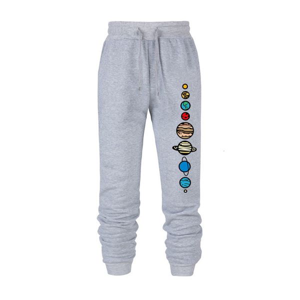 

women's pants s msfashion system planets print sweatpants fitting comfortable fleece joggers trousers winter thickening solar casual tr, Black;white