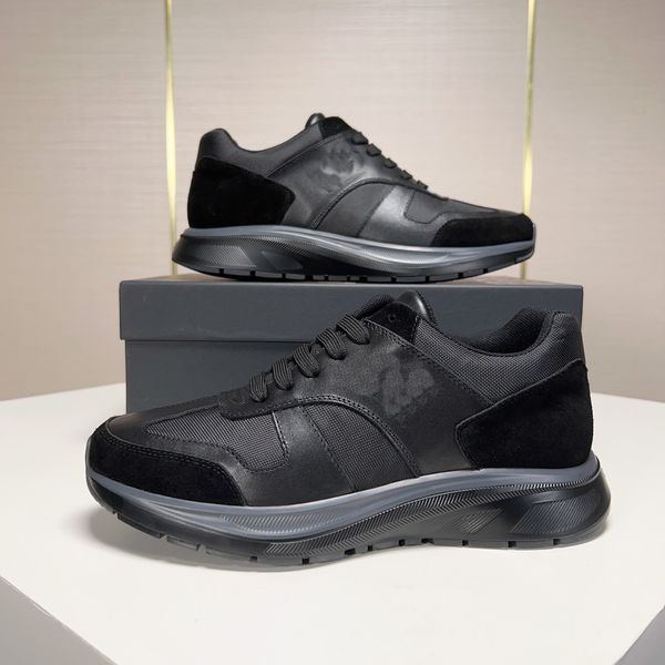 

men america cup leather sneakers patent leather flat trainers black mesh lace-up casual shoes outdoor runner trainers sport shoes with box