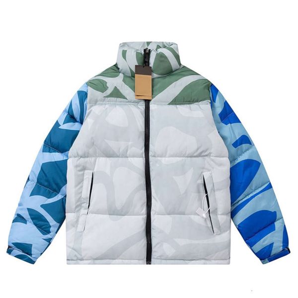 

retro puffer jackets winter mens designer down jacket warm parka black face outwear windbreaker fashion for male couples thick short714