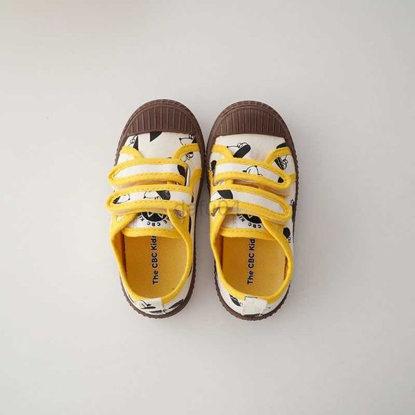

sneakers children shoes girls cute cartoon low canvas shoes boy's toe soft sole casual indoor shoes l0829, Black;red