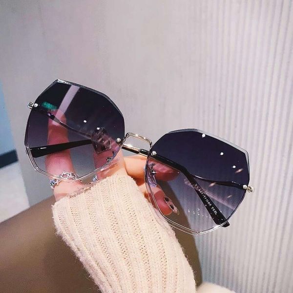 

sunglasses for women high end ins big face slimmer summer uv proof model special driving, White;black