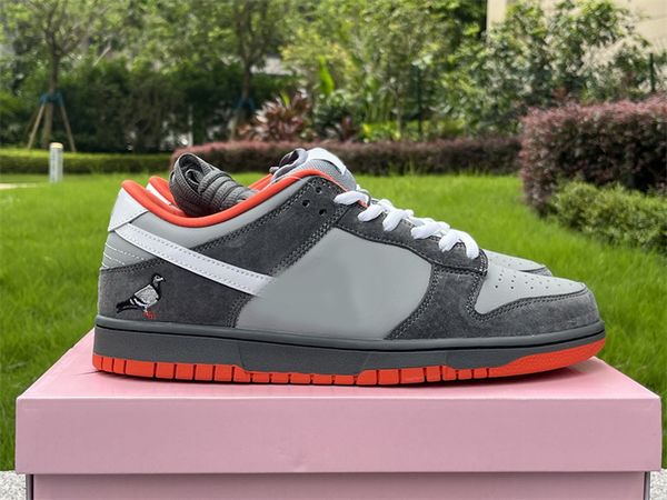 

authentic running casual shoes low staple nyc pigeon mens outdoor sports sneakers with original box, Red;white